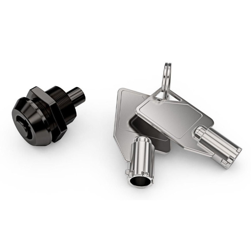 Keyed Alike Cylinder And Keys 25EC Black | APLIUM