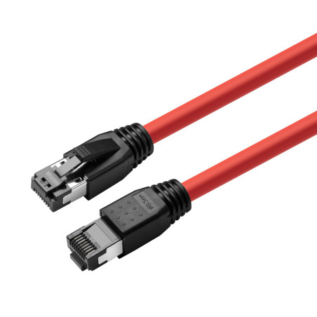 CAT8.1 S/FTP 3m Red LSZH