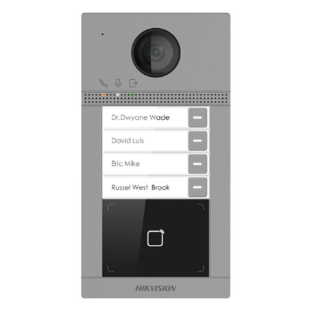 4 Buttons Metal Villa Door