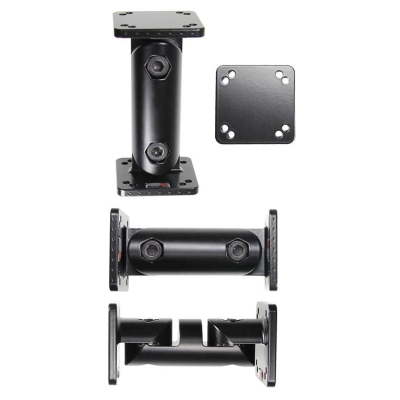 Pedestal mount 4", Black