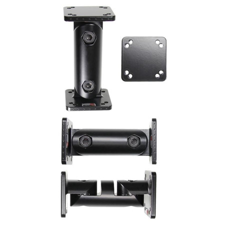 Pedestal mount 4", Black