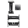 Pedestal mount 4", Black