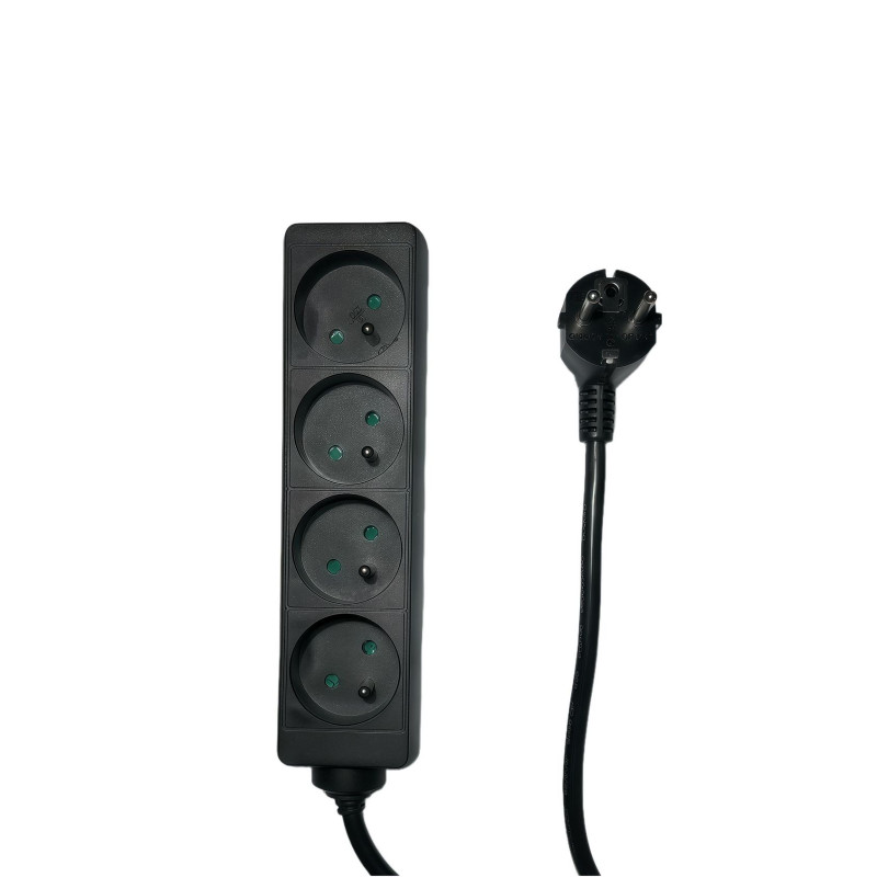4-way Power Strip French Type