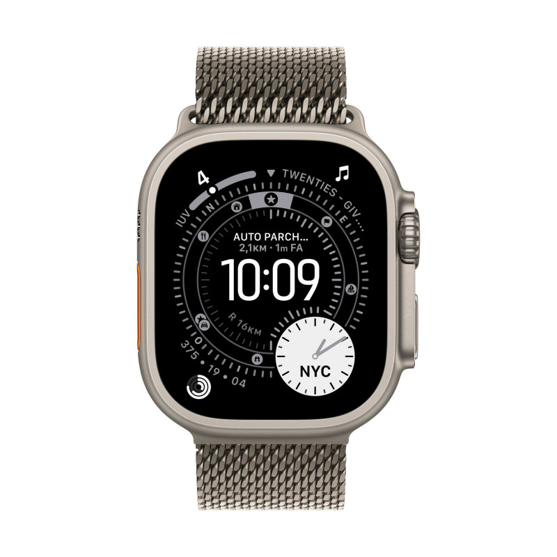 49Mm Natural Titanium