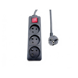 3-way Power Strip on/off