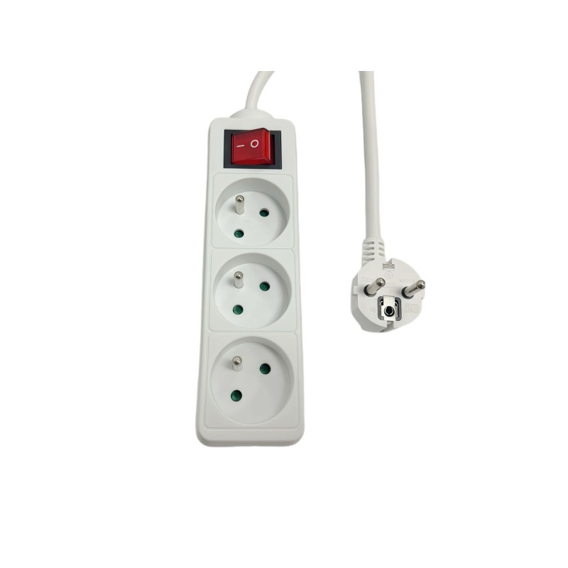 3-way Power Strip on/off
