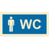 200X100 Male Restroom Sign | APLIUM