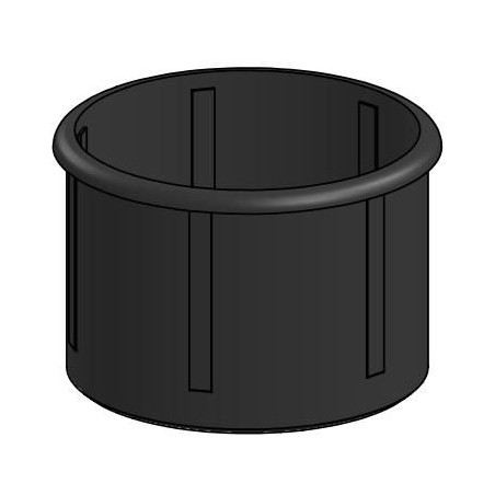 Anti-wobble plastic sleeve