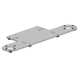 Freestanding peripheral plate