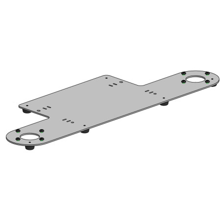 Freestanding peripheral plate