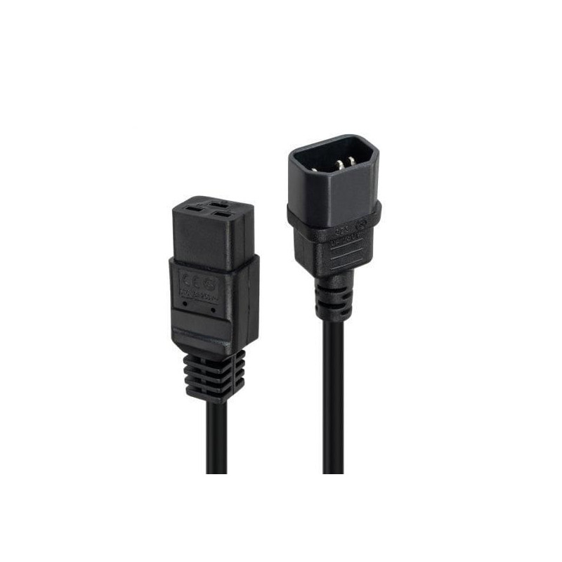 Lindy 30492 cable de transmisión Negro 3 m IEC C14 IEC C19 | APLIUM