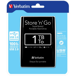 External HD 1 TB Black