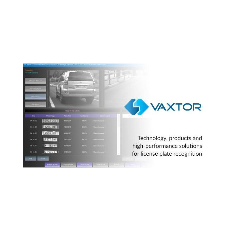 Vaxtor ALPR OC License | APLIUM