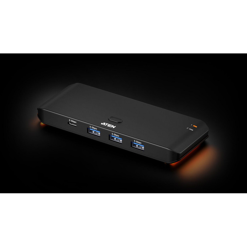 Aten US5324-AT 2x4 USB 3.2 Gen 1 Sharing Conmutador | APLIUM