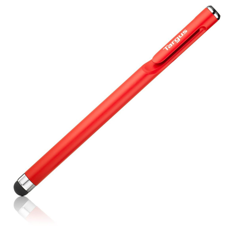 Antimicrobial Stylus Embedded Clip Red