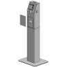 Floor standing self service