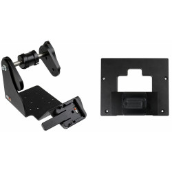 Printer mount with label roll