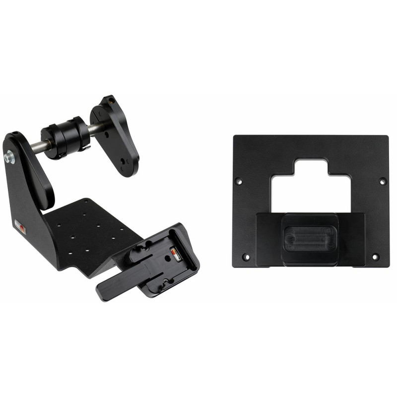 Printer mount with label roll