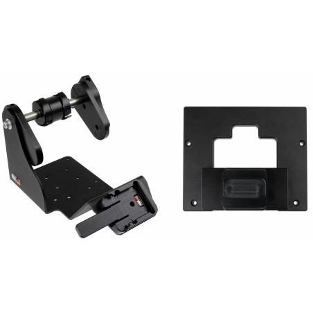 Printer mount with label roll
