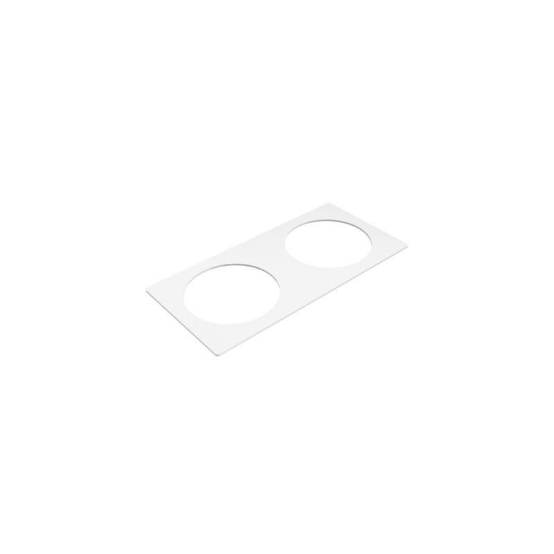 Powerdot Twin Frame White
