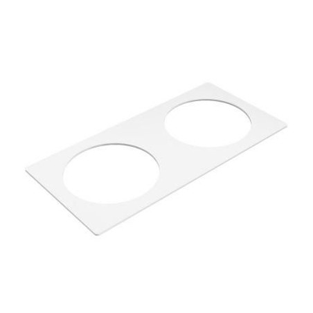 Powerdot Twin Frame White