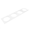 Powerdot 4-line Metal Frame,