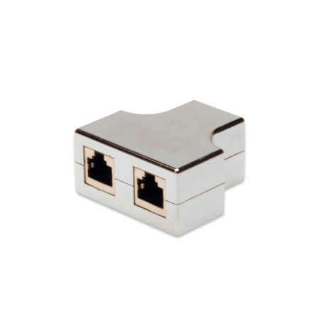 CAT 5e modular coupler. Shield
