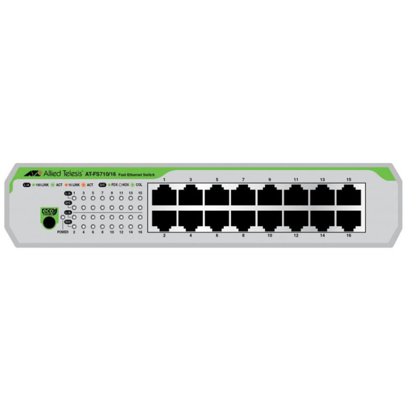16-P 10/100TX Int Psu Eu Power Unmanaged Switch 990-005847-5 | APLIUM