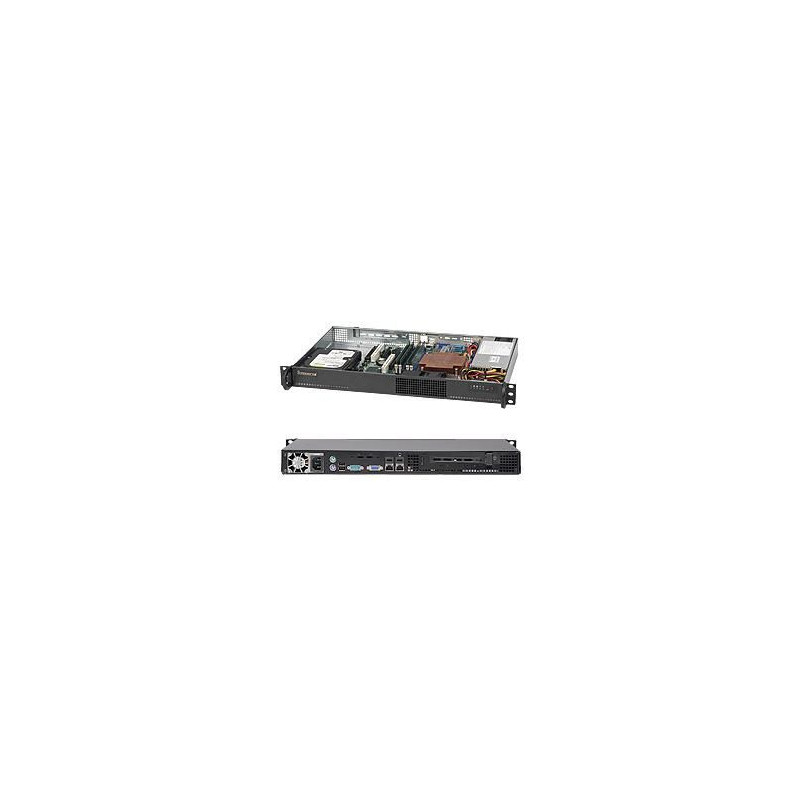 SuperChassis 1U, 11,3" Depth