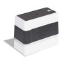 Pack 6 black self-inking stamps 27x70mm