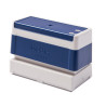 Pack 6 bleu self-inking stamps 40x90 mm