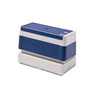 Pack 6 bleu self-inking stamps 40x90 mm