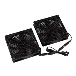 4" DC FAN 2 138CFM W/GUARDS EU COMP
