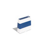 Pack 6 bleu self-inking stamps 10x60mm