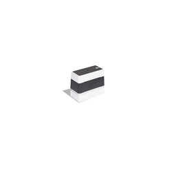 Pack 6 black self-inking stamps 27x70mm
