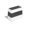 Pack 6 black self-inking stamps 27x70mm