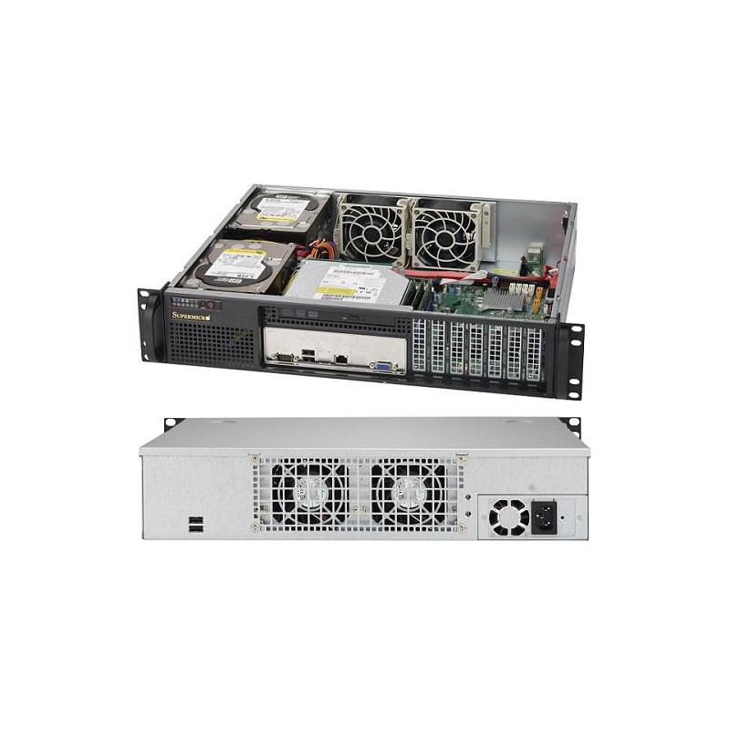 Superchassis 523L-505B 2U