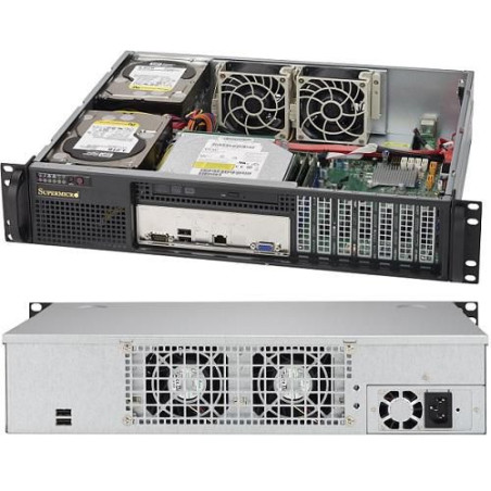 Superchassis 523L-505B 2U