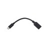 USB-C To USB-A 3.1 Gen1 15cm Cable Blck