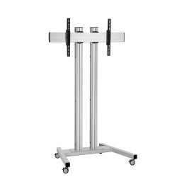 TD2084 Trolley. Double Pole 200CM. 800X400 Silver | APLIUM