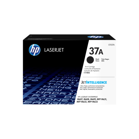 Toner/HP 37A LaserJet Cart BK