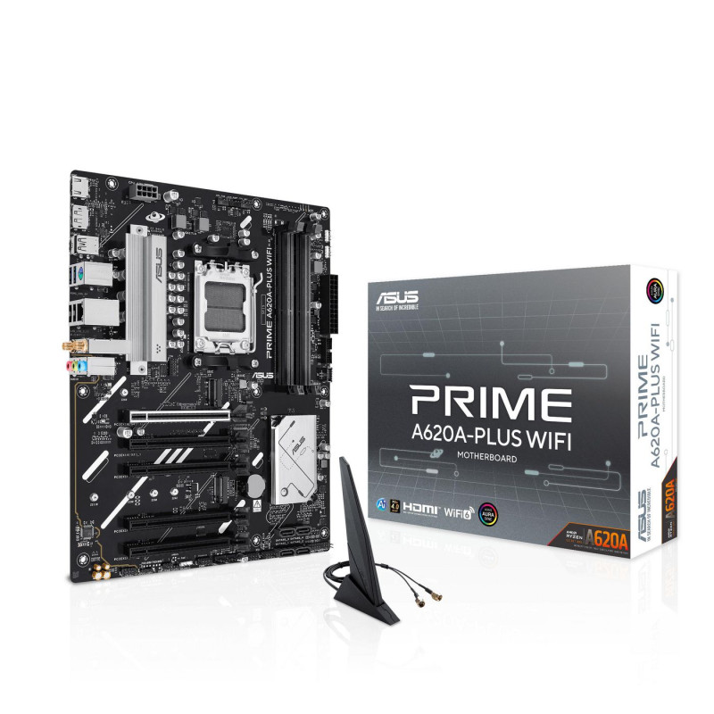 ASUS PRIME A620A-PLUS WIFI AMD A620A Zócalo AM5 ATX | APLIUM