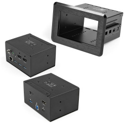 In-Table Conference Room Laptop Dock