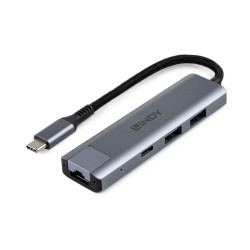 Lindy 43422 hub de interfaz USB 3.2 Gen 2 (3.1 Gen 2) Type-C | APLIUM