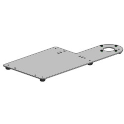 Freestanding peripheral plate