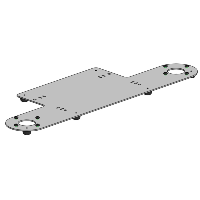 Freestanding peripheral plate
