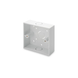 Surface mount box for facepla