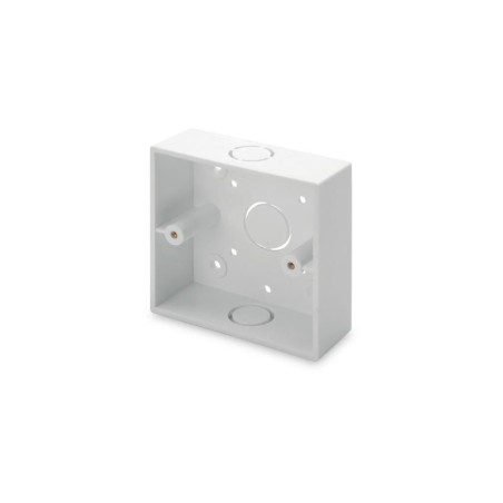 Surface mount box for facepla