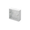 Surface mount box for facepla