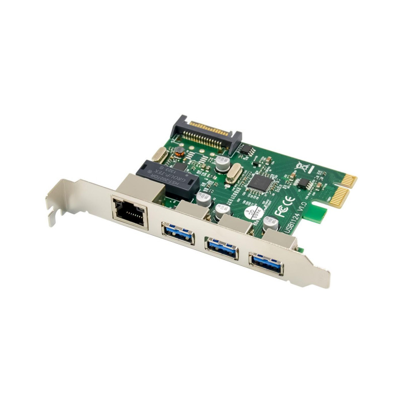 Network Card PCIe X1 USB3.0 +